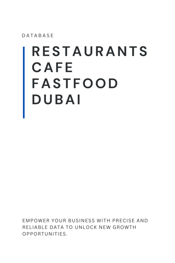 List of Restaurants in Dubai