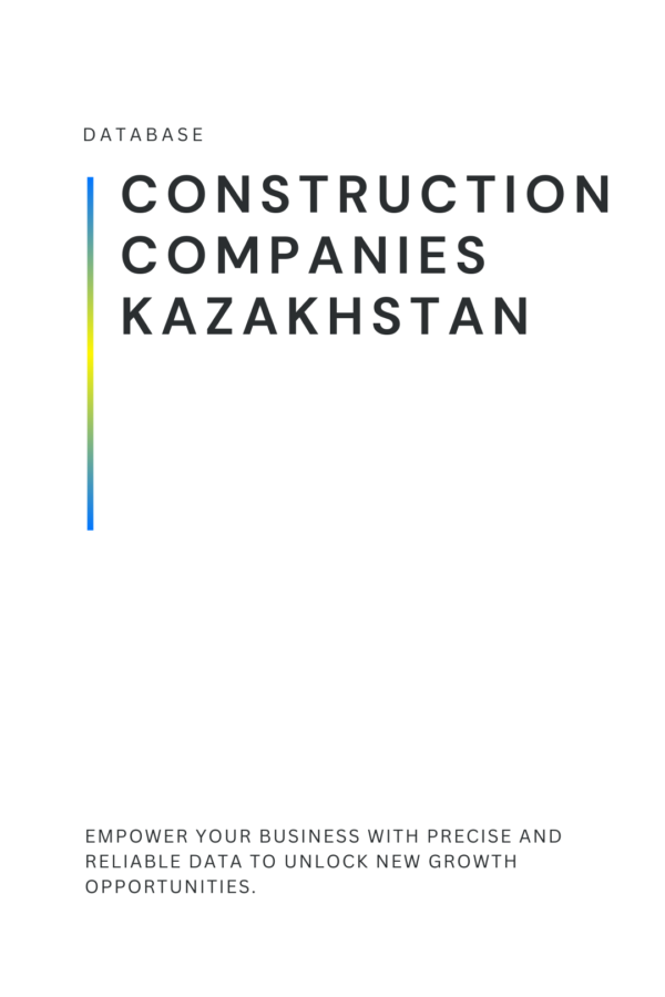 List of construction companies in Kazakhstan