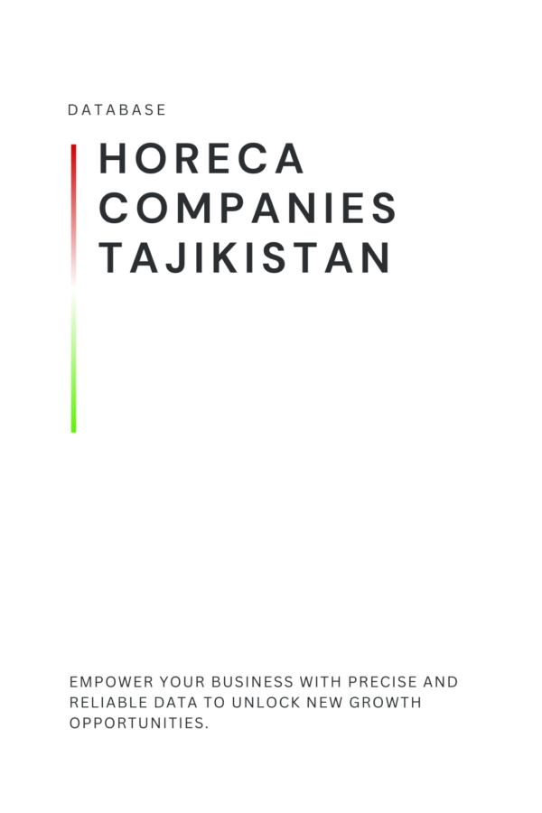 List of HoReCa companies in Tajikistan