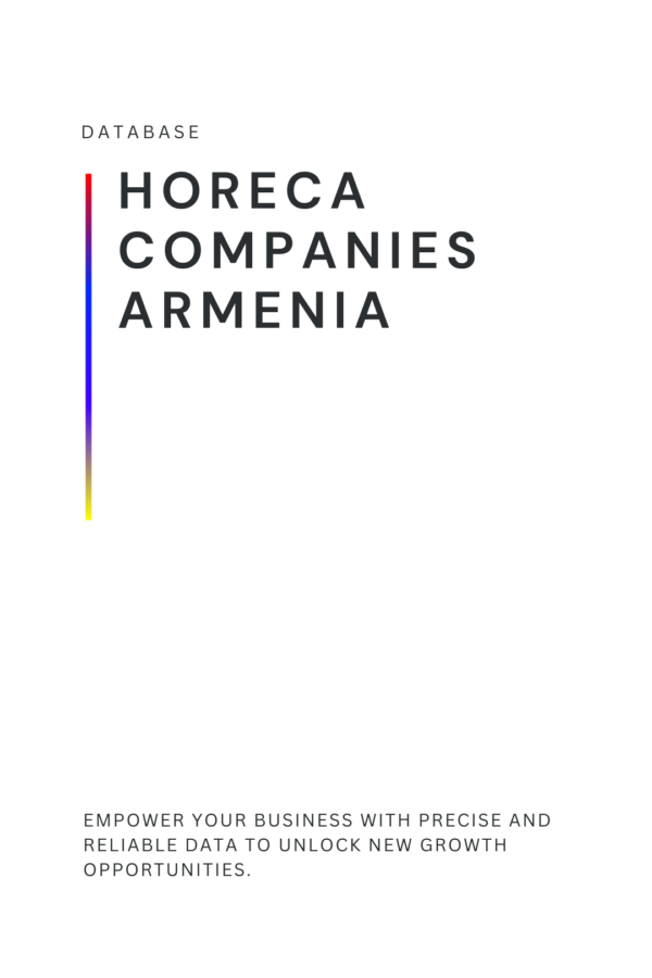 List of HoReCa companise in Armenia